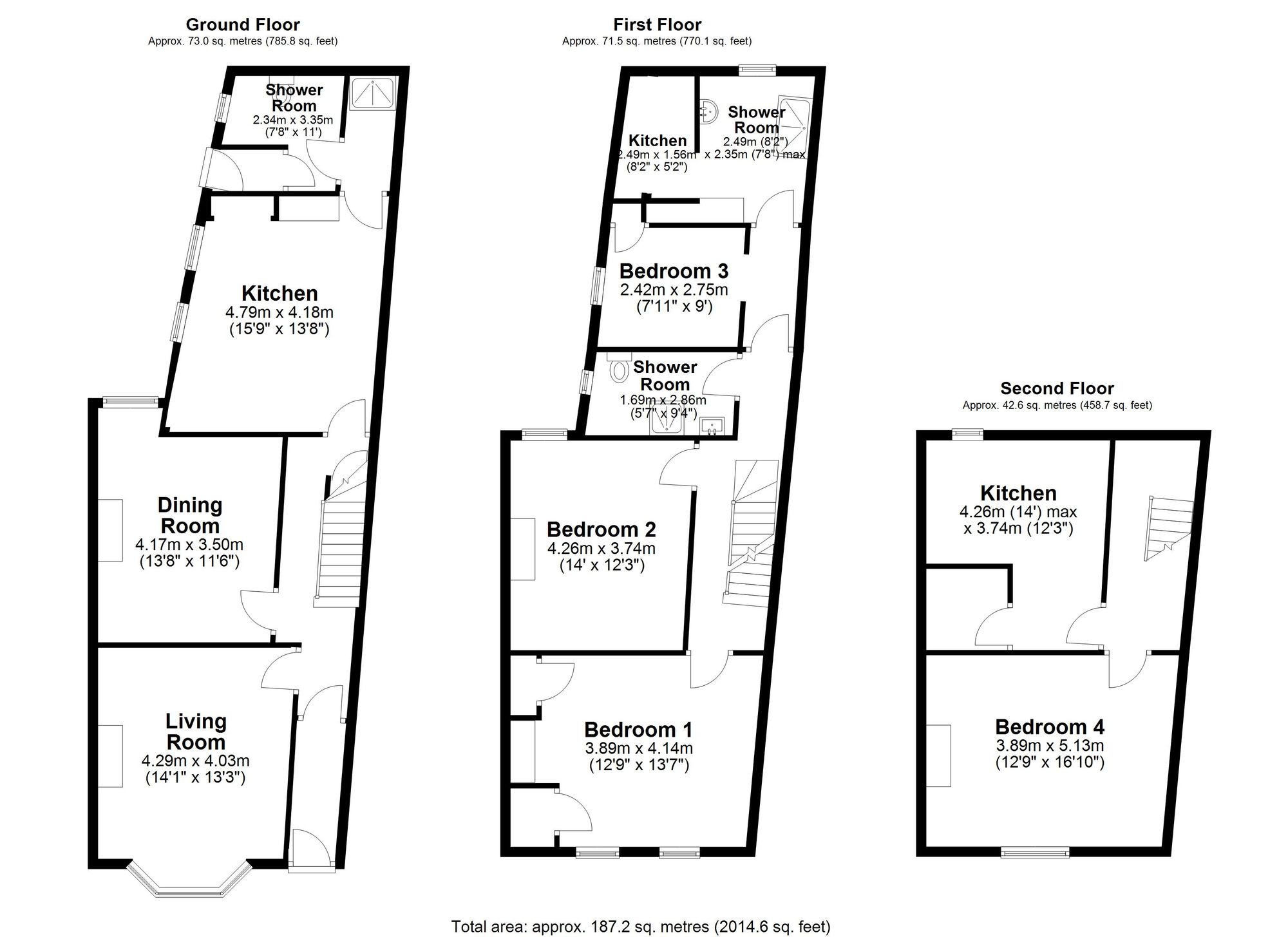 133 Wilderspool Causeway, Warrington floorplan