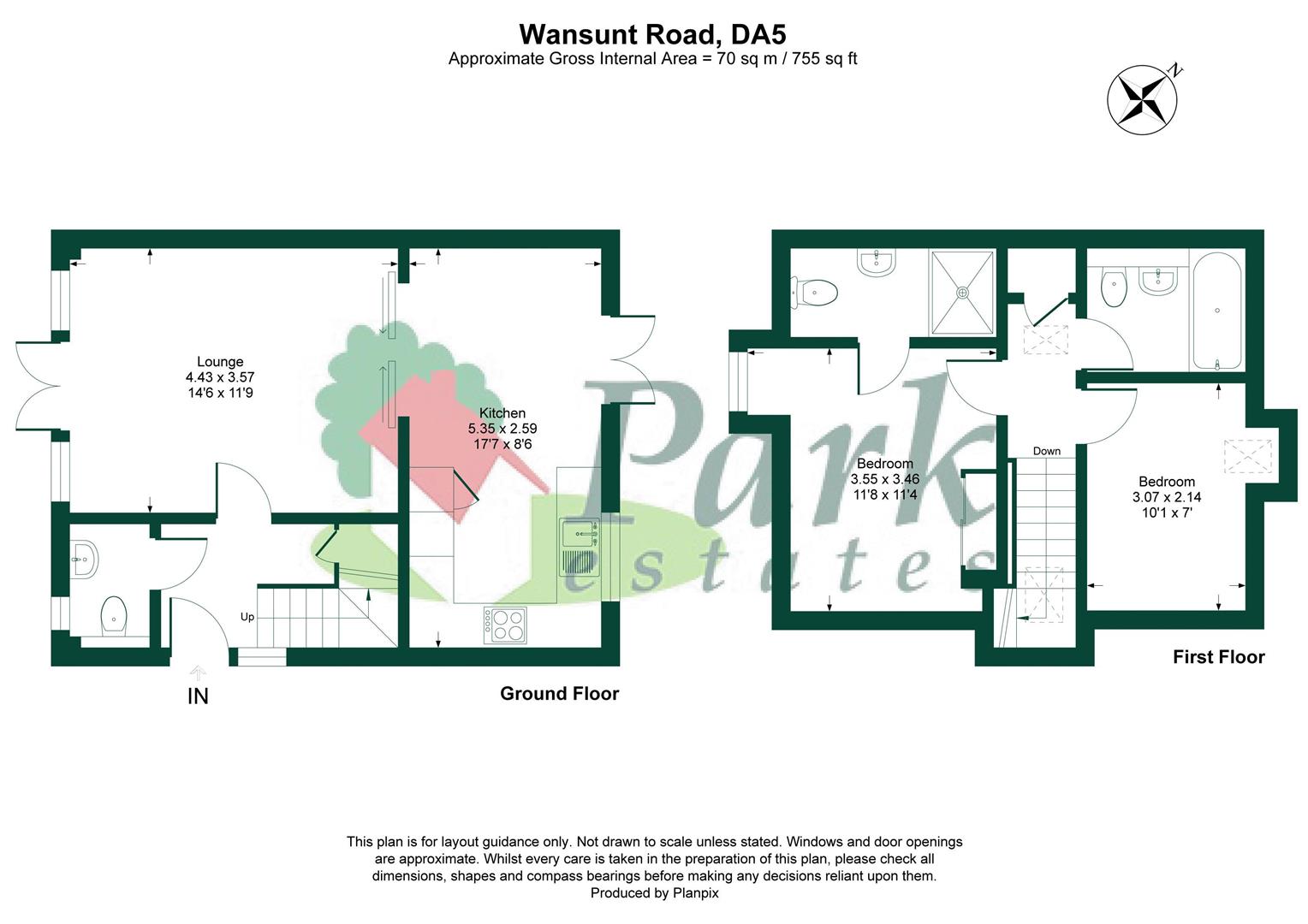 129, Wansunt Road, Bexley floorplan
