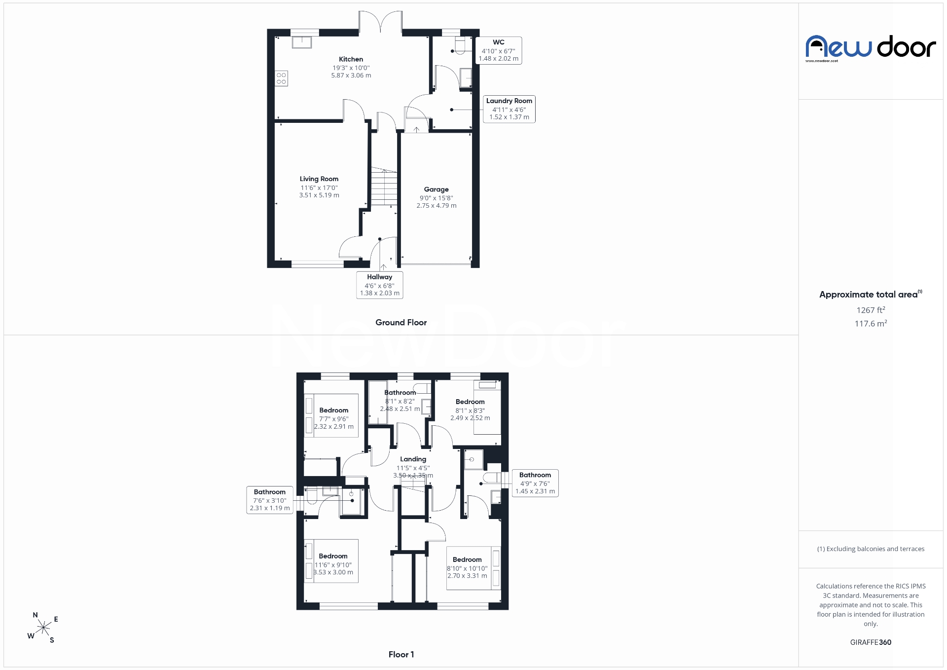 11, Central Park View, Bishopton floorplan