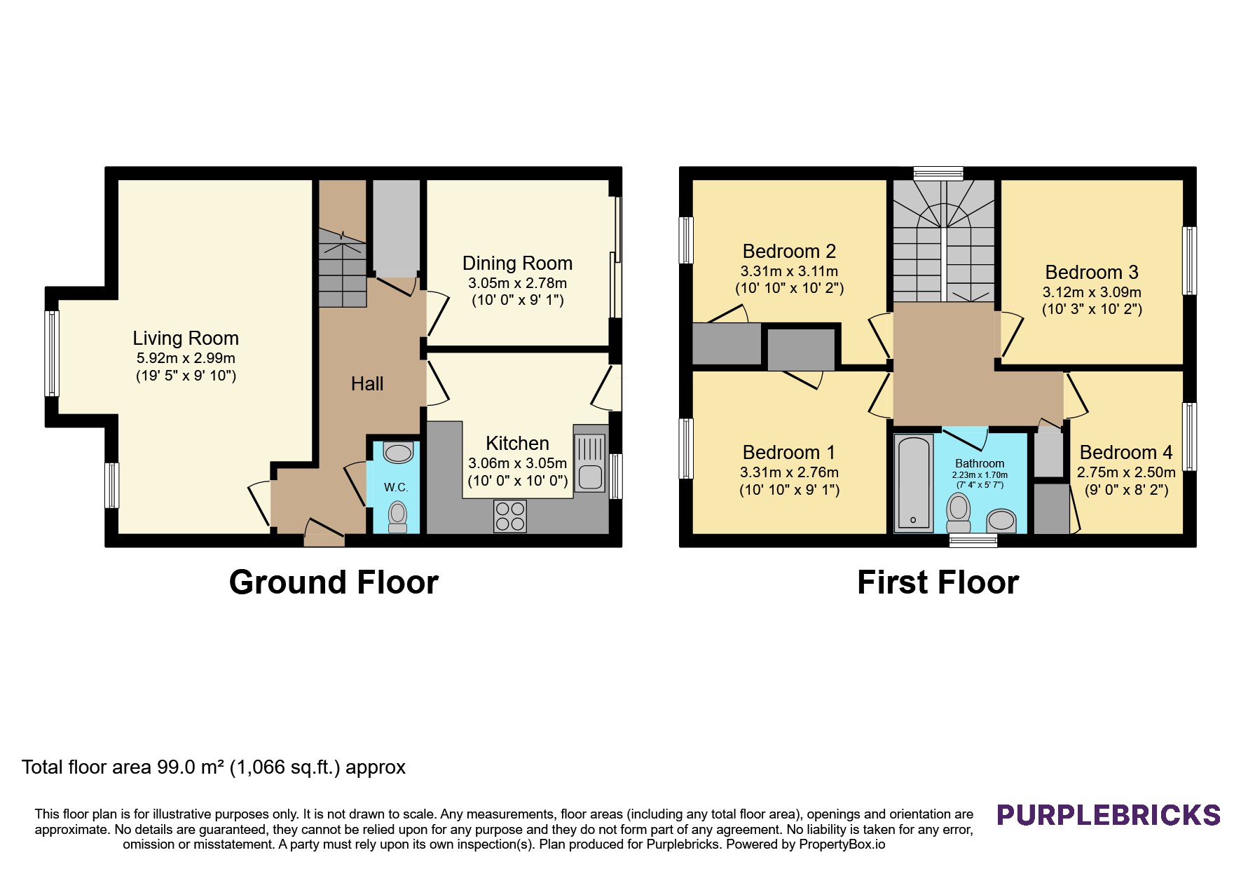 12, Pipers Grove, Gloucester floorplan