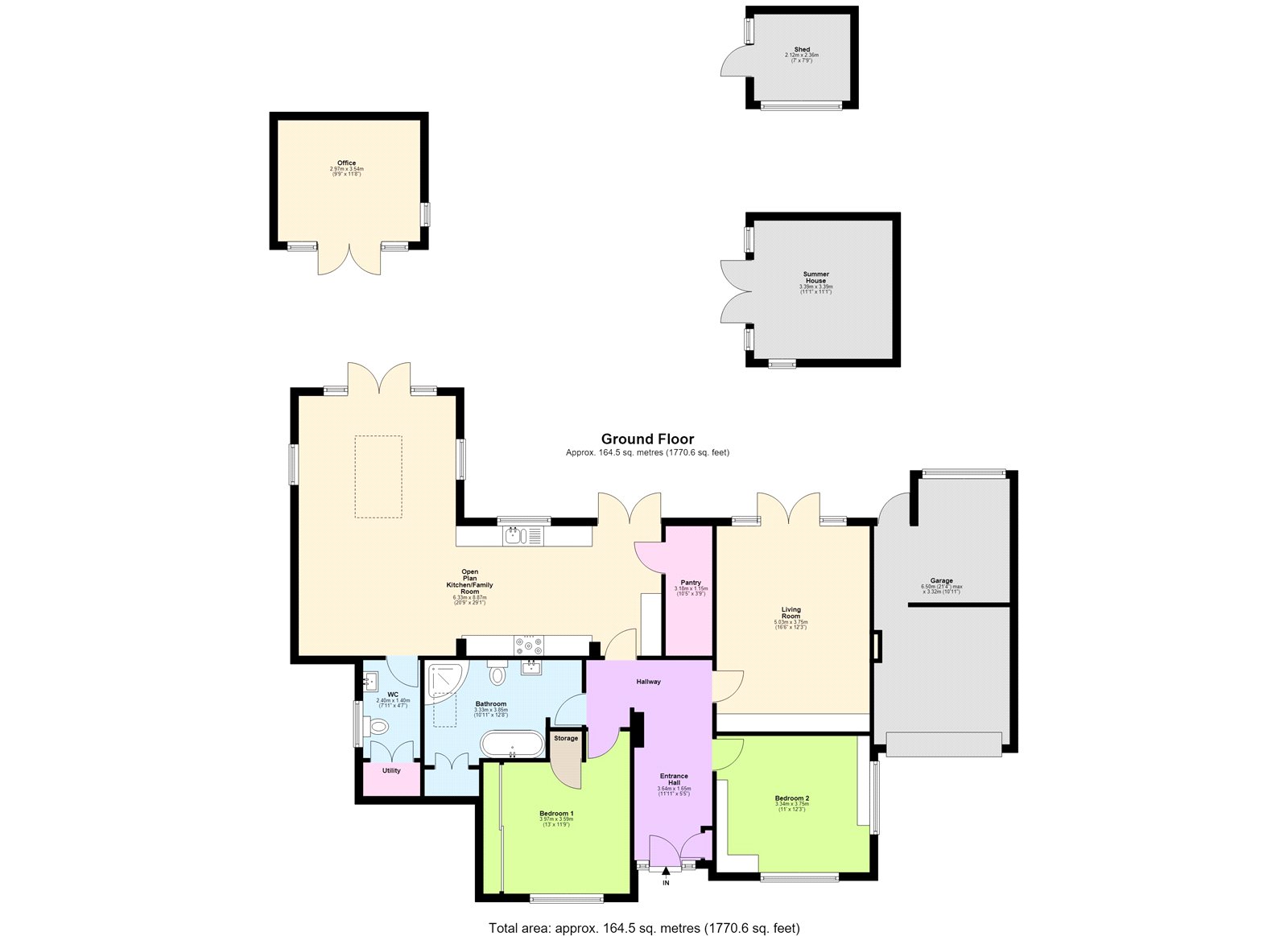 Cedar Heights,, Browns Spring, Berkhamsted floorplan