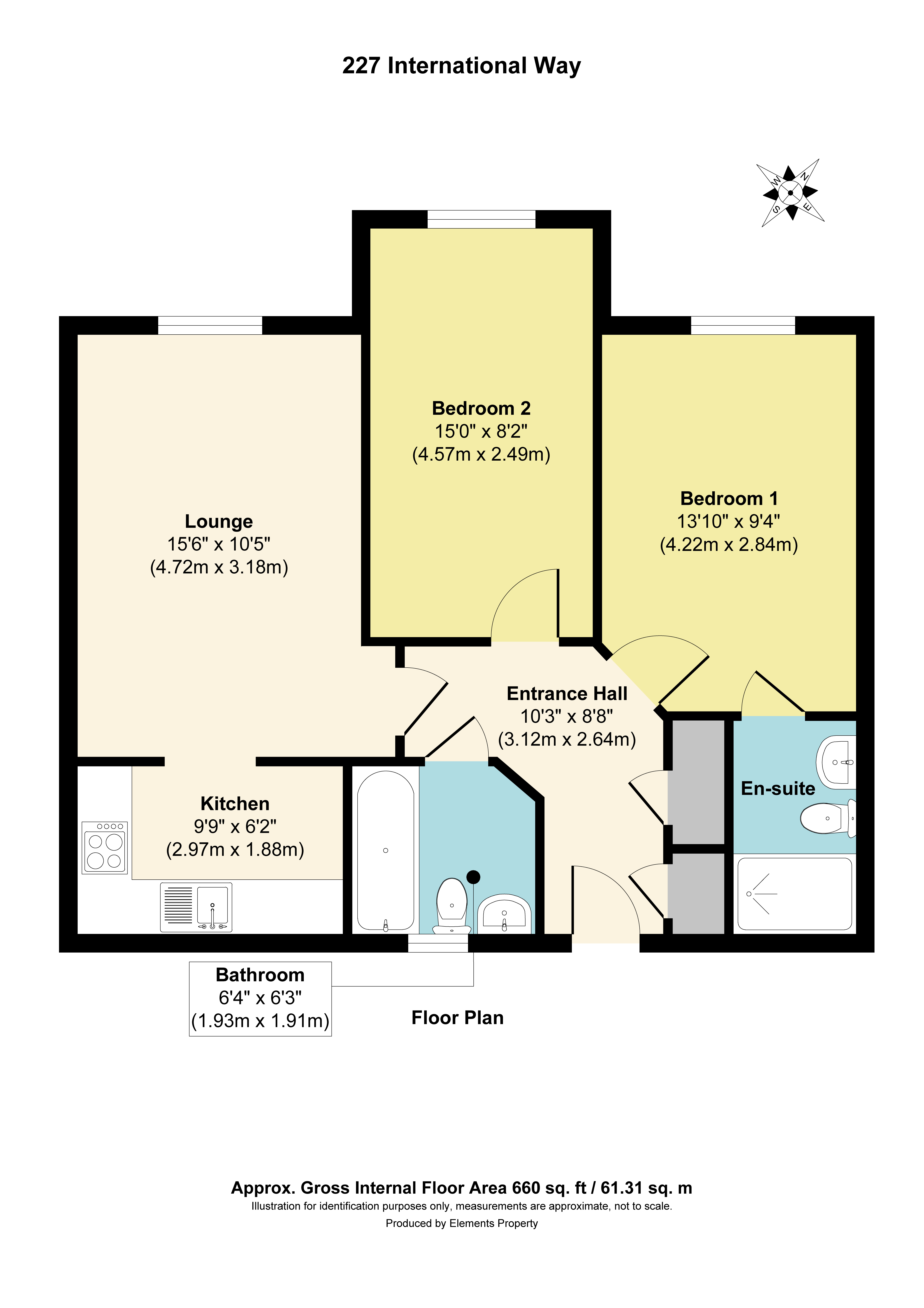 227, International Way, Sunbury on Thamers floorplan