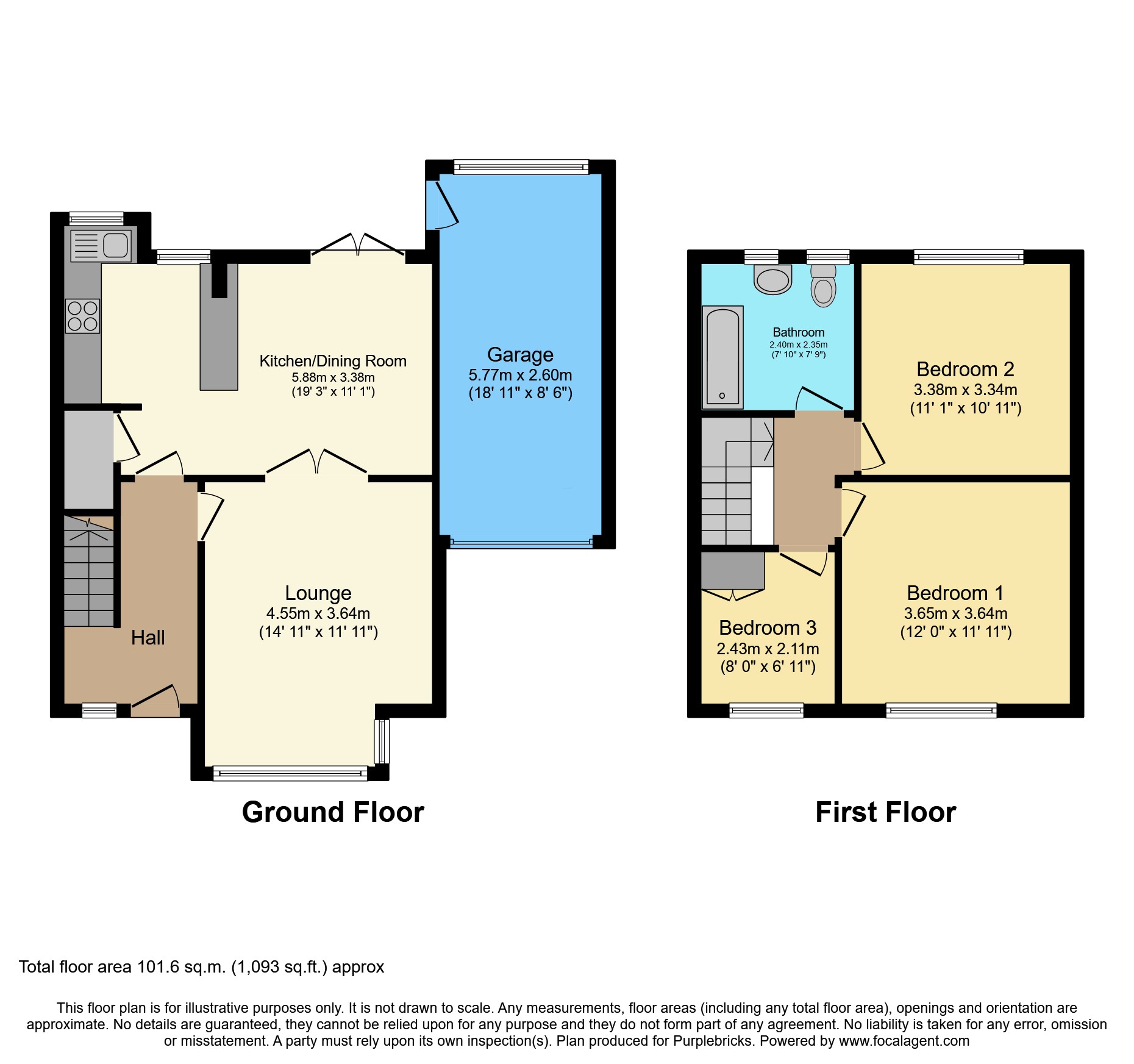 308, Holme Road, Warley, Halifax floorplan
