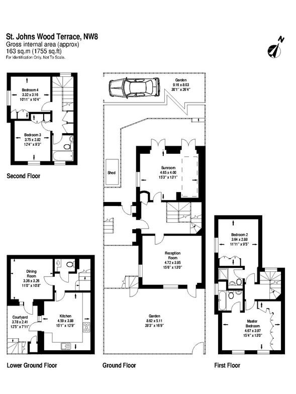 4 Bedrooms  to rent in St. Johns Wood Terrace, London NW8