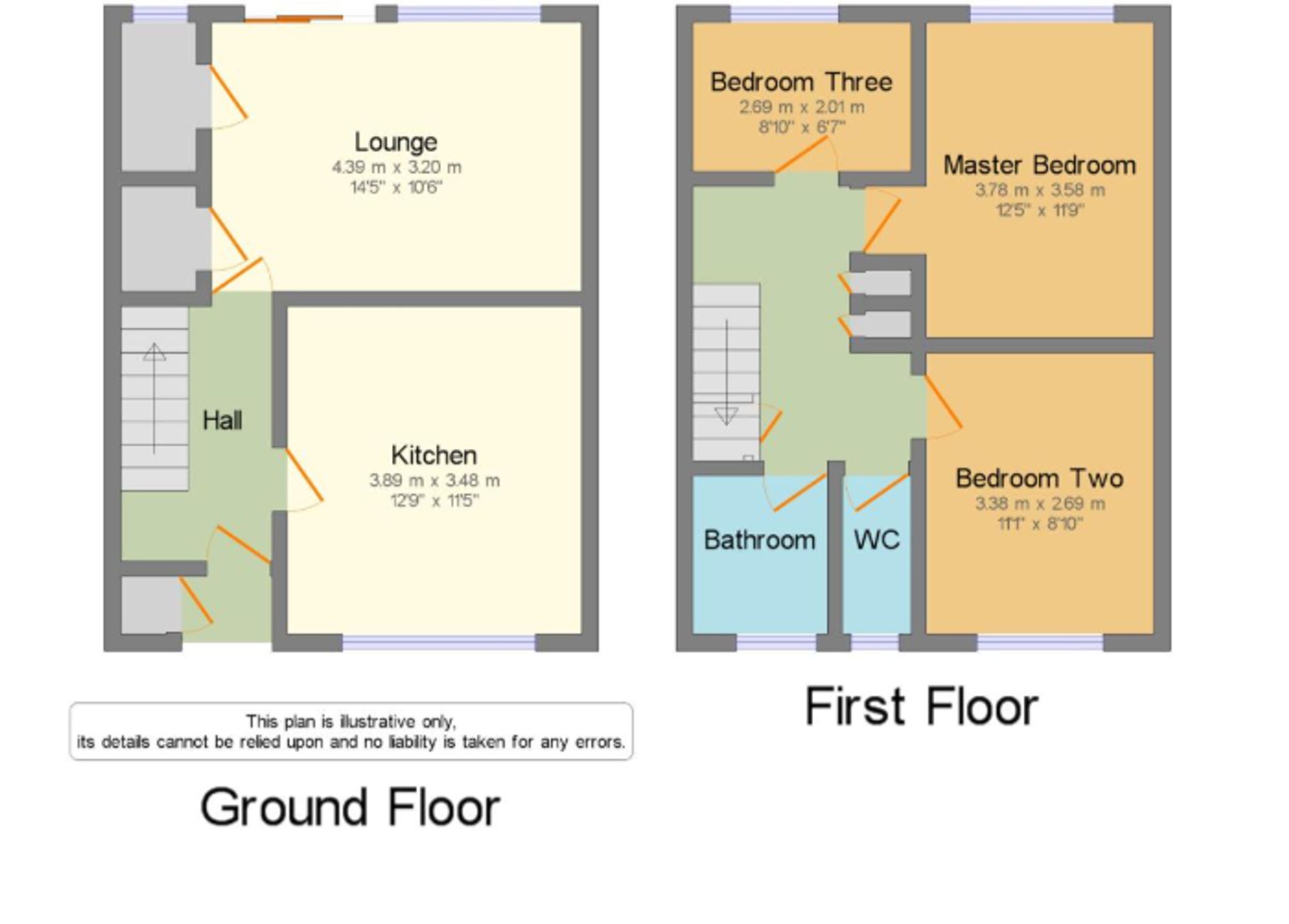 39 Peasley Close, Warrington floorplan
