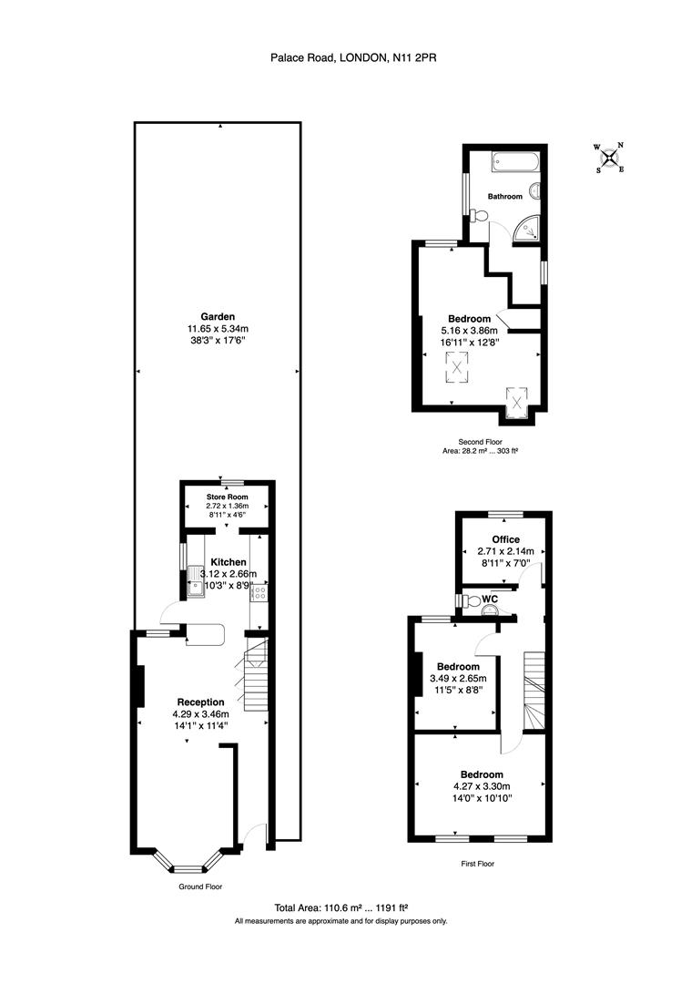 Palace Road, London floorplan