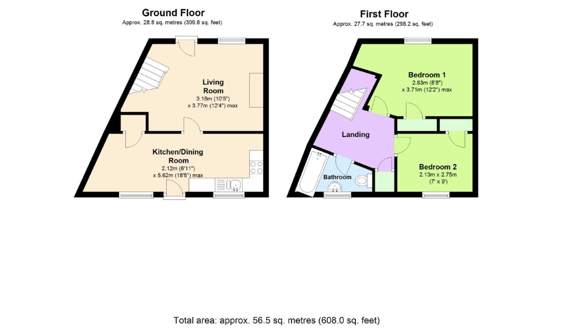 9, Church Crescent, Pembridge, Leominster floorplan