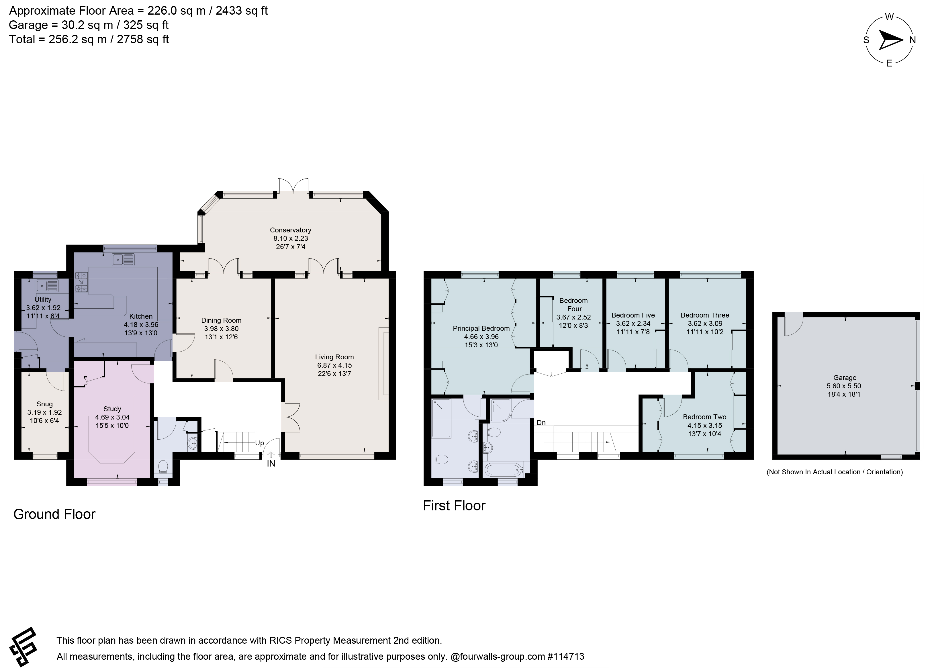 Ty Newydd,, Grange Road, Surrey floorplan