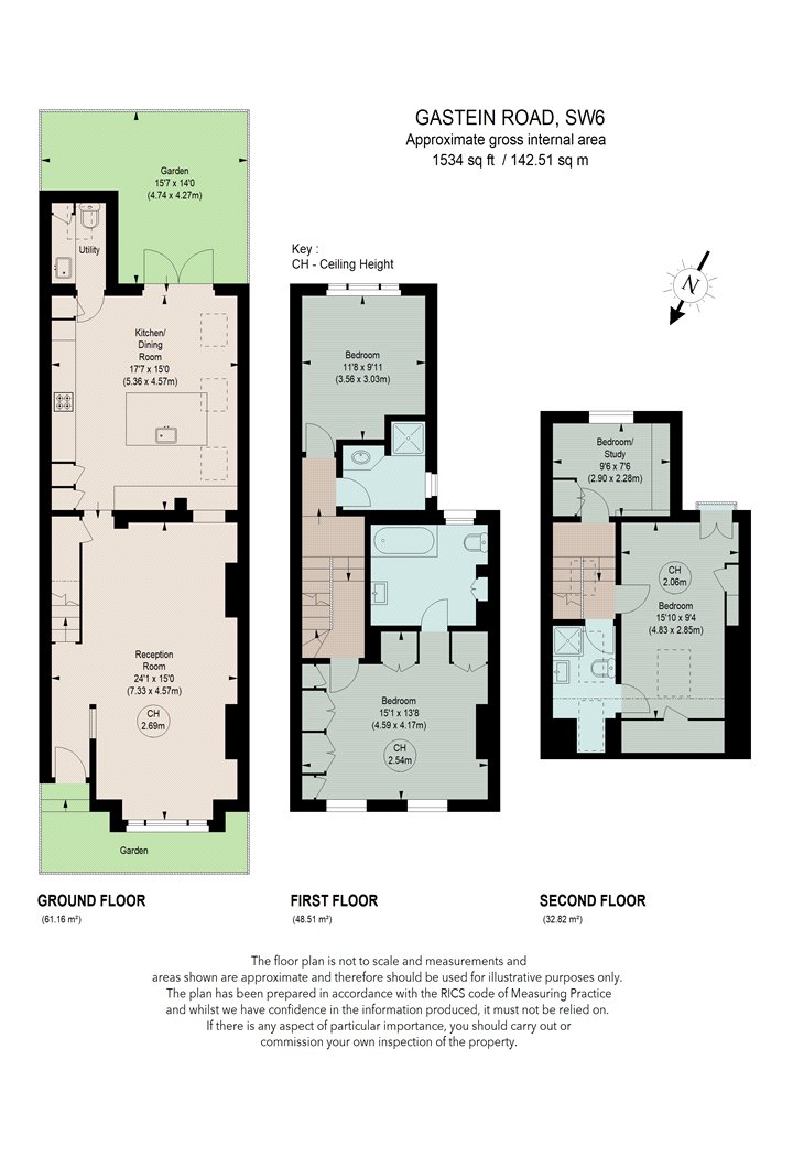 40, Gastein Road, London floorplan