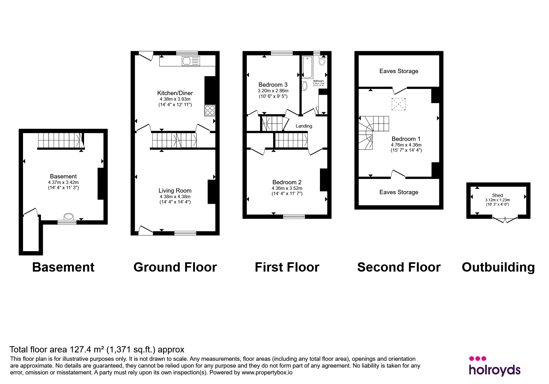 26, Fell Lane, Keighley floorplan