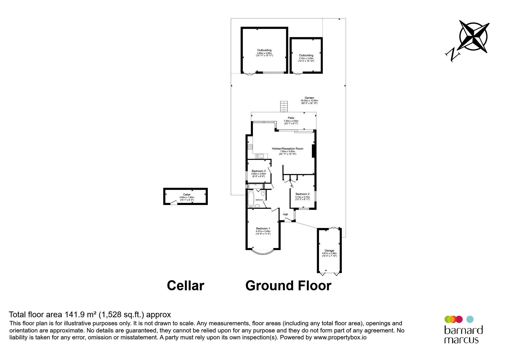 The Warren, Worcester Park floorplan