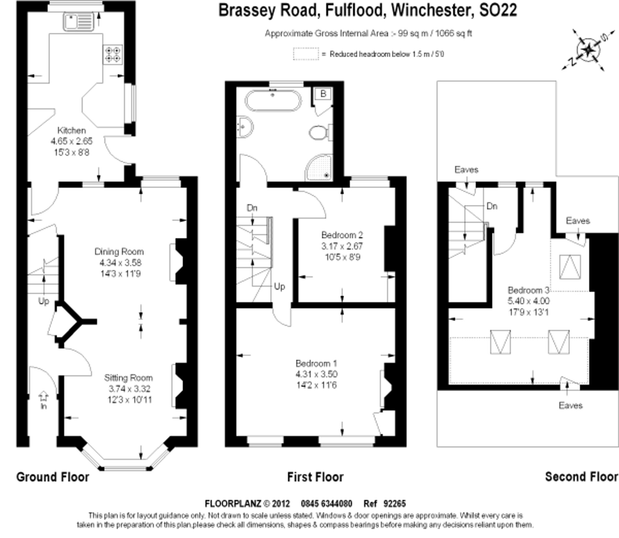 74 Brassey Road, Winchester floorplan
