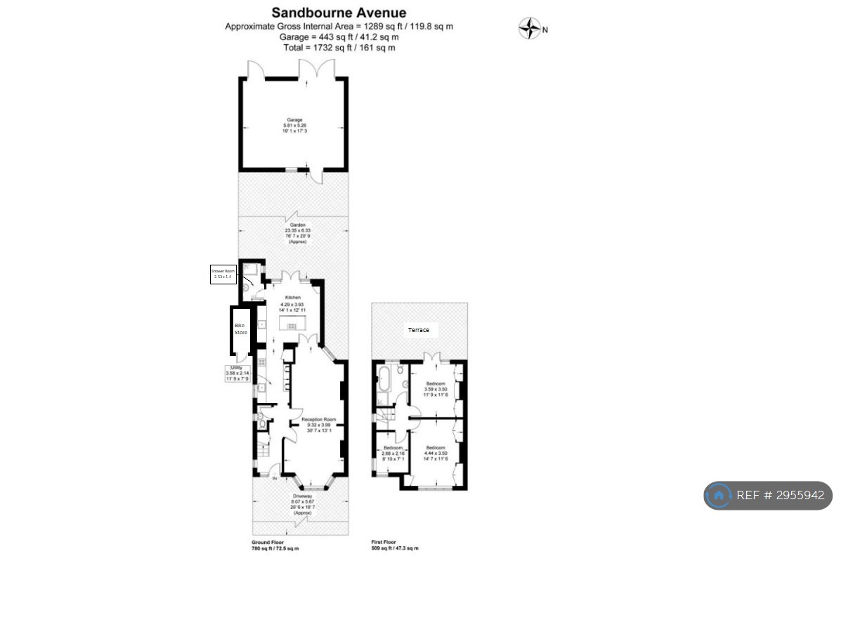 Sandbourne Avenue, London floorplan