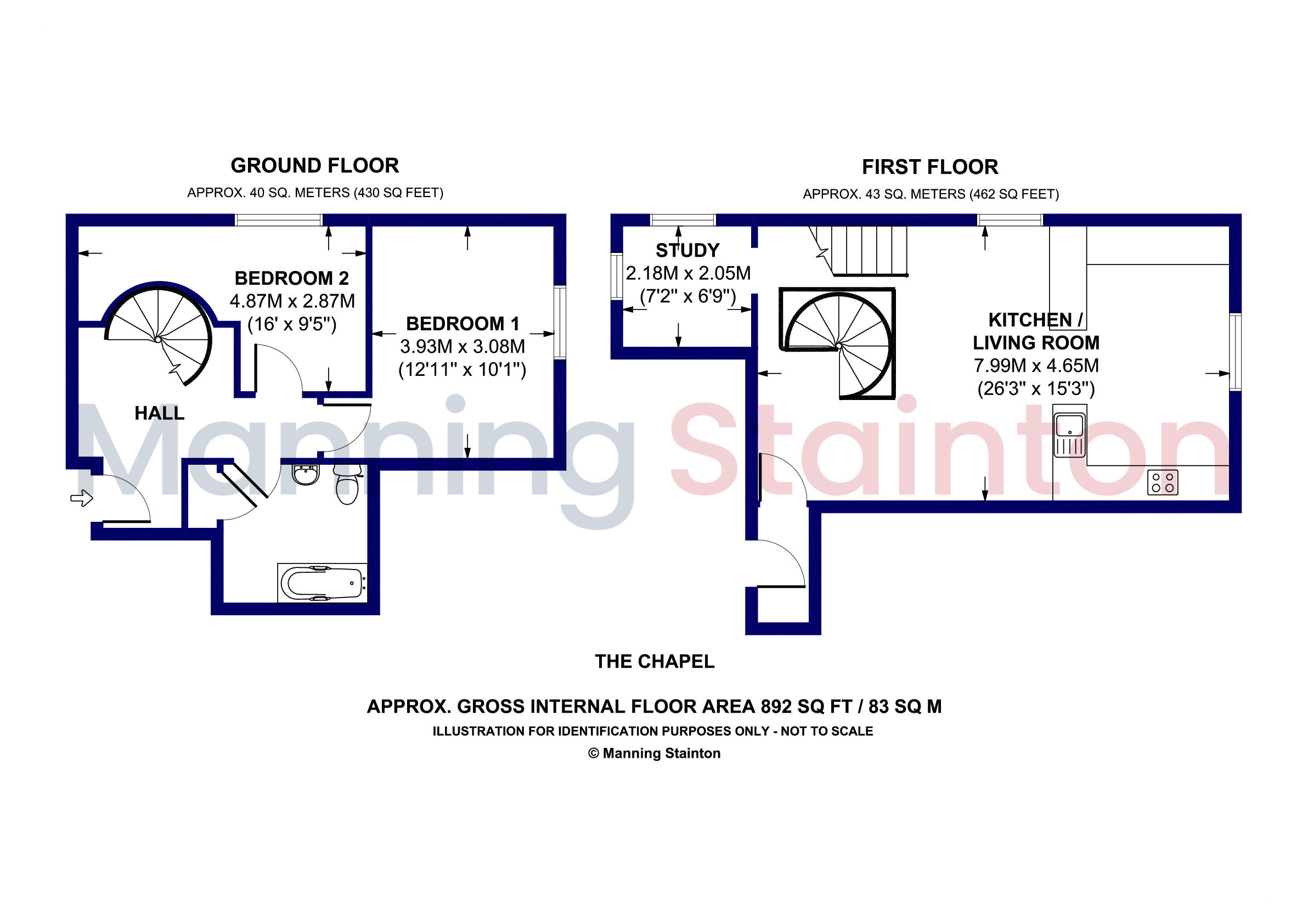 1, The Chapel, Oulton floorplan