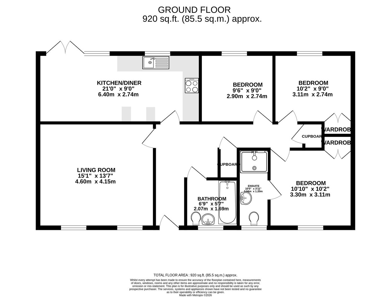 Cefn Llan, Llangammarch Wells floorplan
