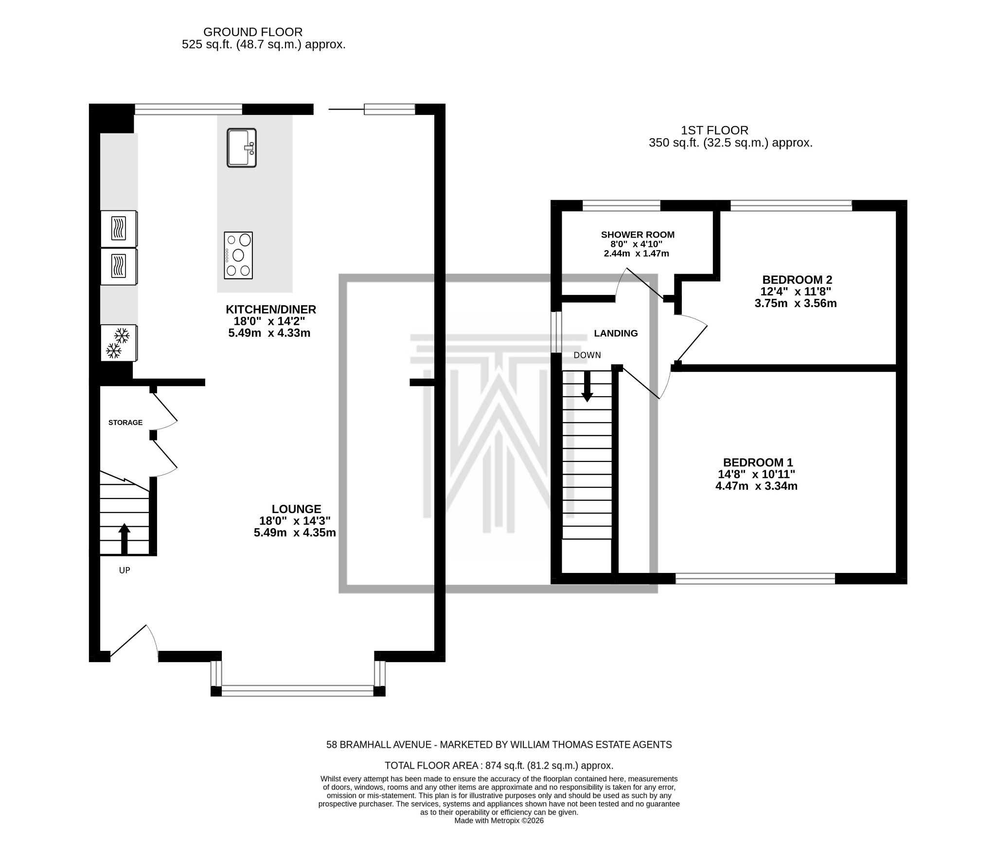 58 Bramhall Avenue, Bolton floorplan