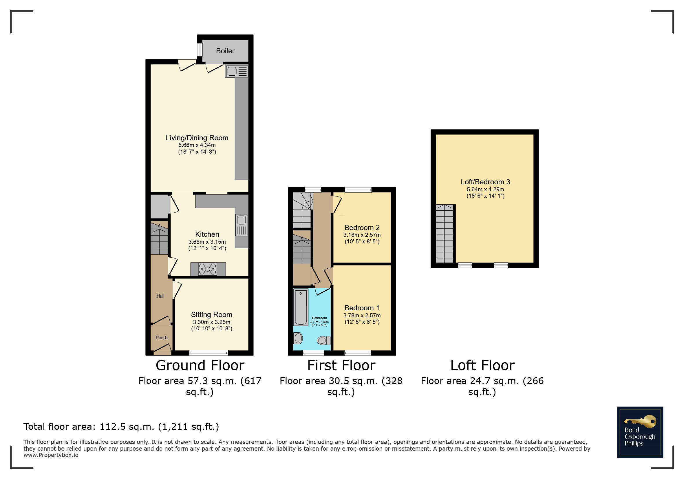 2, Clifton Terrace, Bideford floorplan