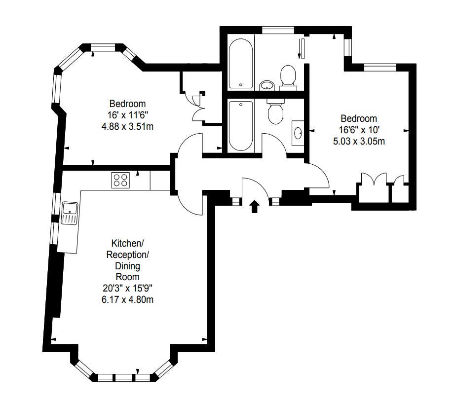2 Bedrooms Flat to rent in Hamlet Gardens, 290 King Street, Ravenscourt Park, London W6