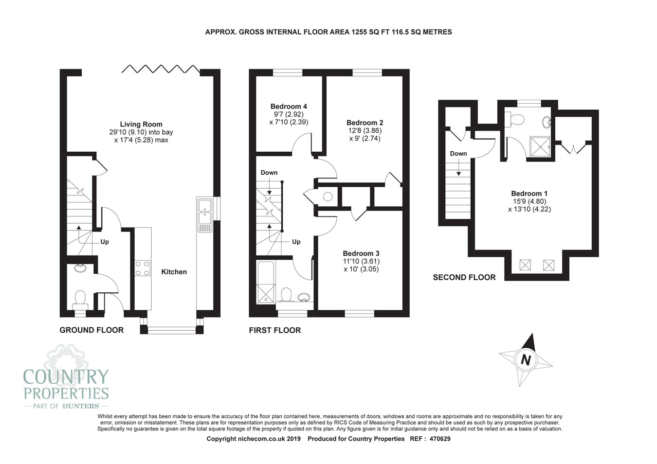 4 Bedrooms Semi-detached house for sale in Green Man Close, Ickleford, Hitchin SG5