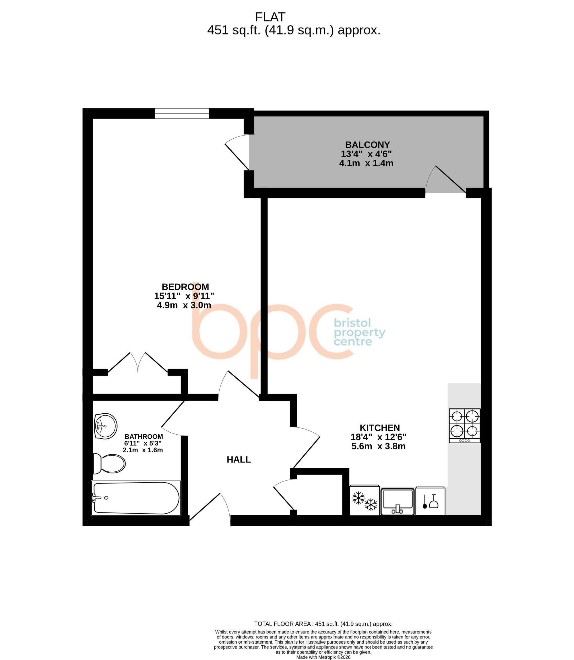 Flat 602, Horizon Broad Weir, Bristol floorplan