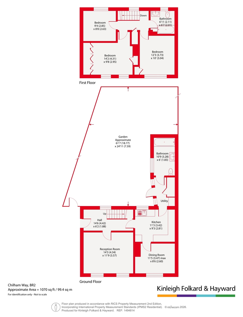 28, Chilham Way, Bromley floorplan