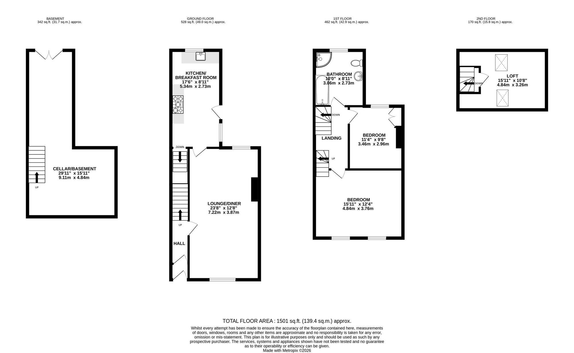 10 George Street, Newport floorplan