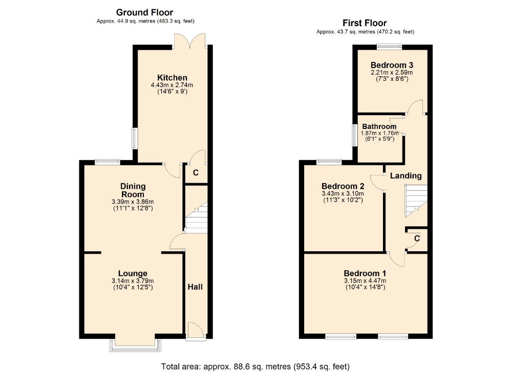 Sandringham Road, Abington, Northampton NN1, 3 bedroom terraced house