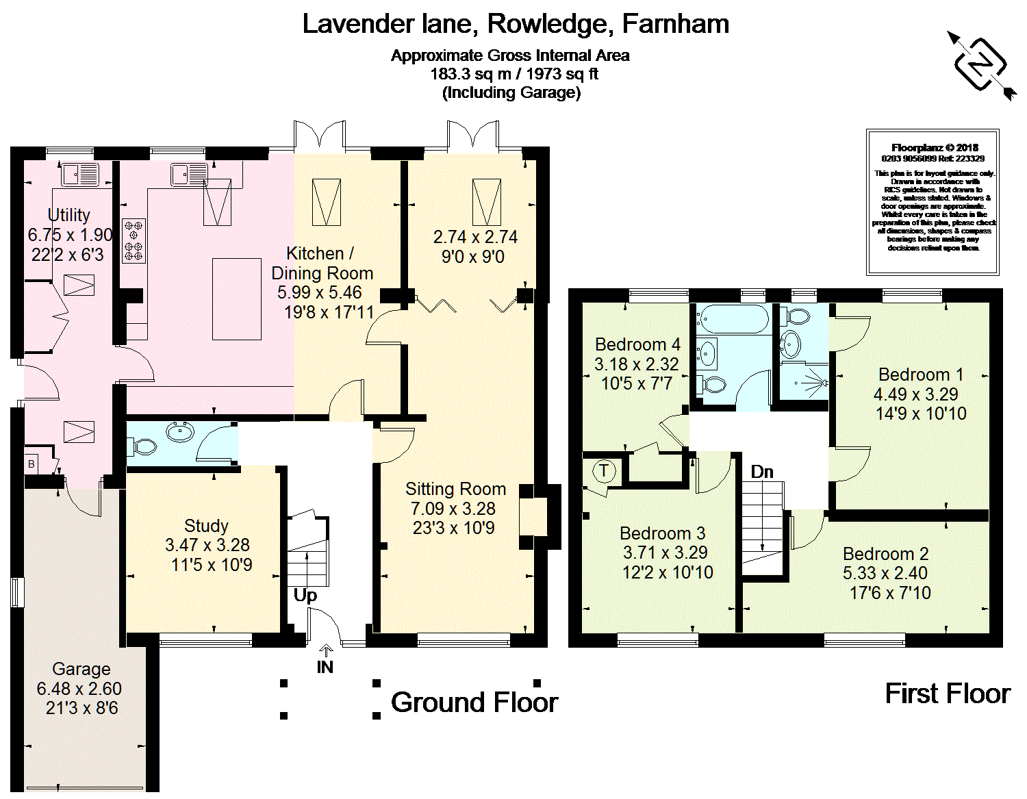 4 Bedrooms Detached house for sale in Lavender Lane, Rowledge, Farnham, Surrey GU10