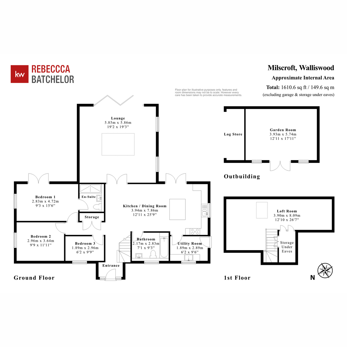 Milscroft, Horsham Road, Dorking floorplan