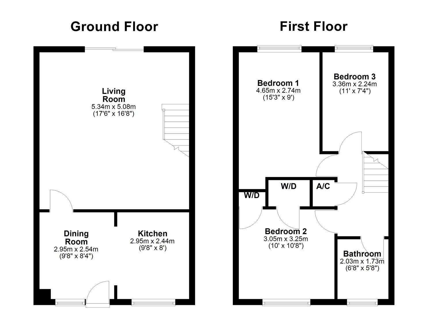 48, Tettenhall Close, Corby floorplan