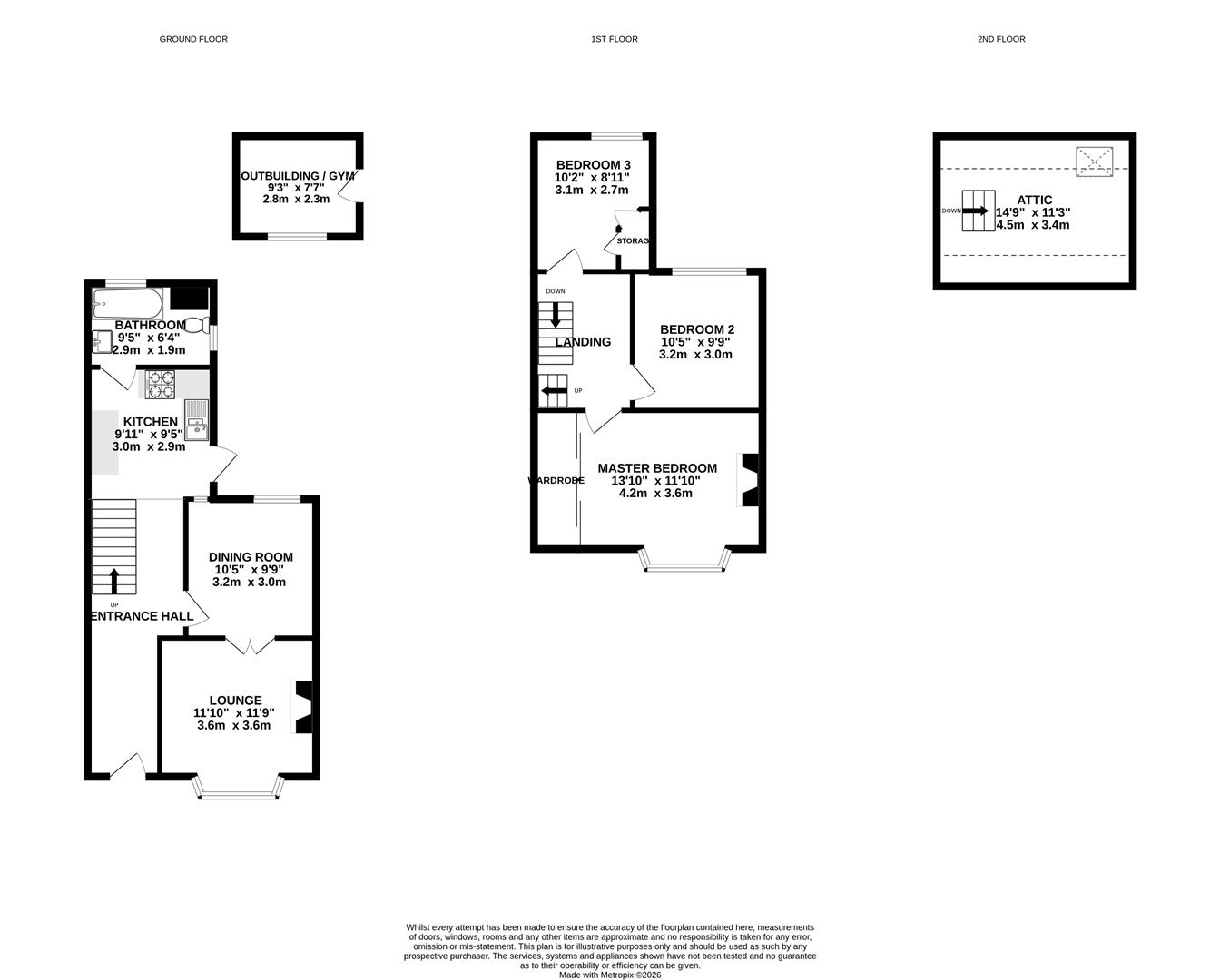 48, Franklin Road, Weymouth floorplan
