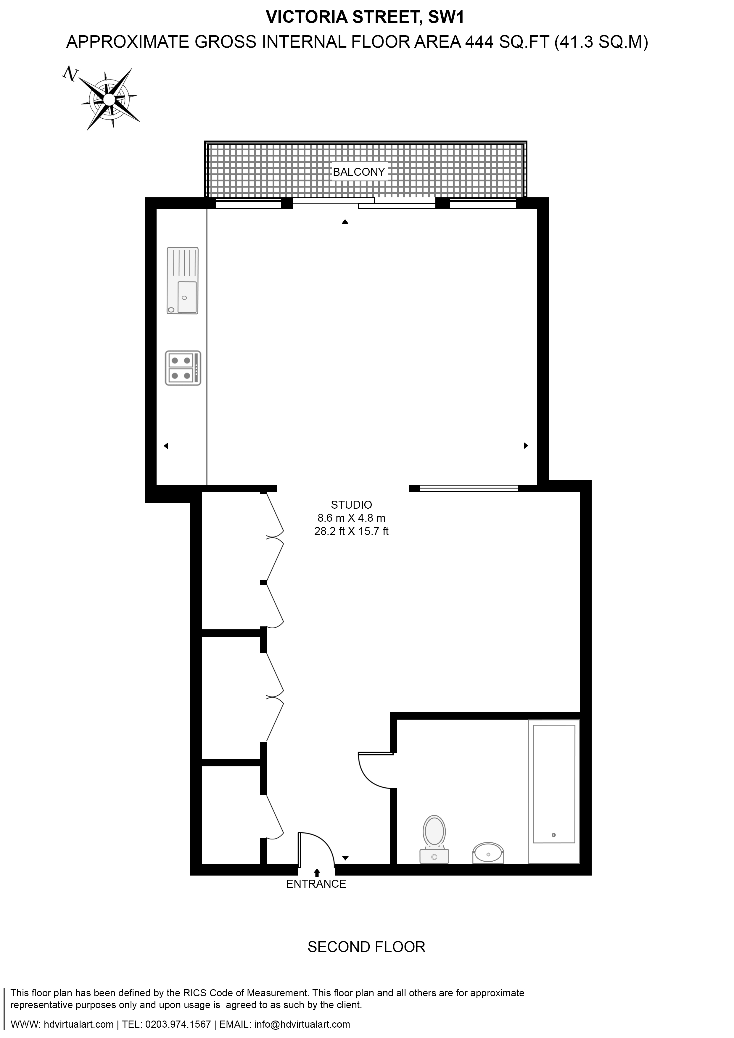 55, Victoria Street, Westminster floorplan