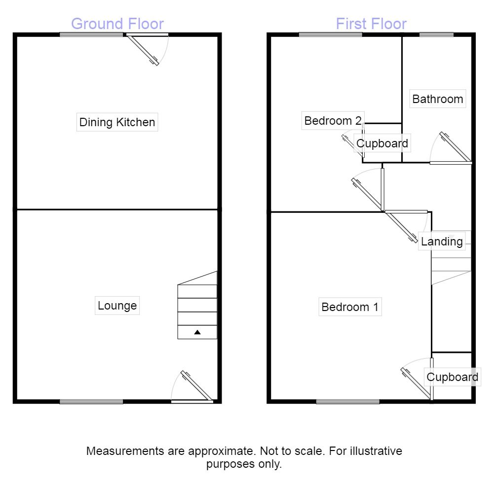 2 Bedrooms Terraced house to rent in Woolley Bridge, Hadfield, Glossop SK13