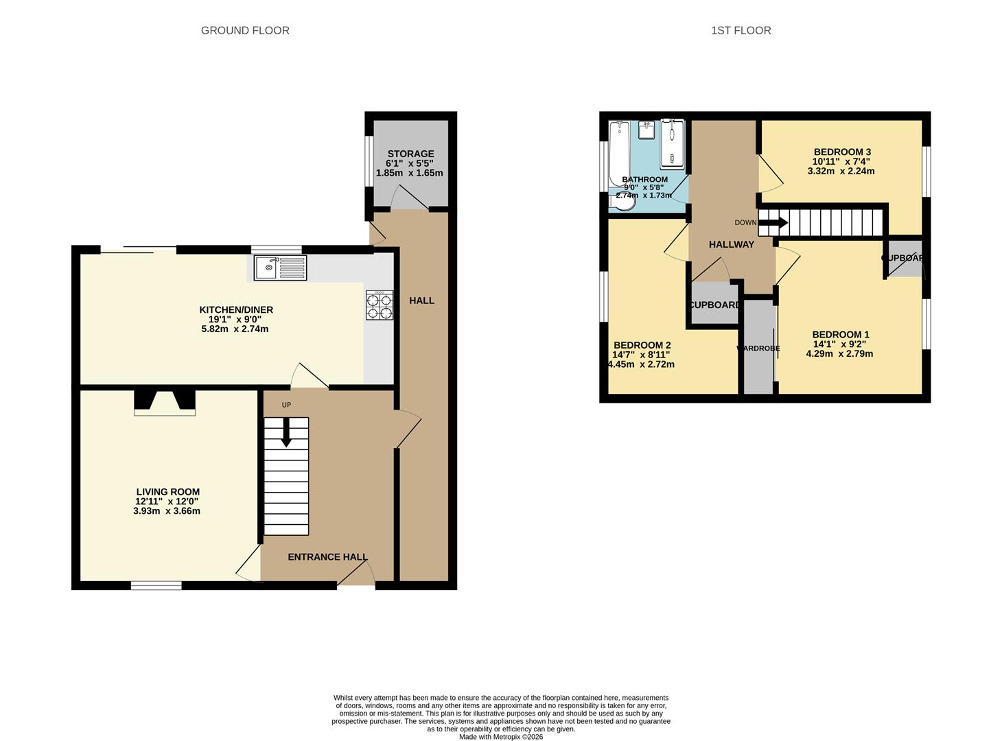 10, Beauford Road, Heathfield floorplan