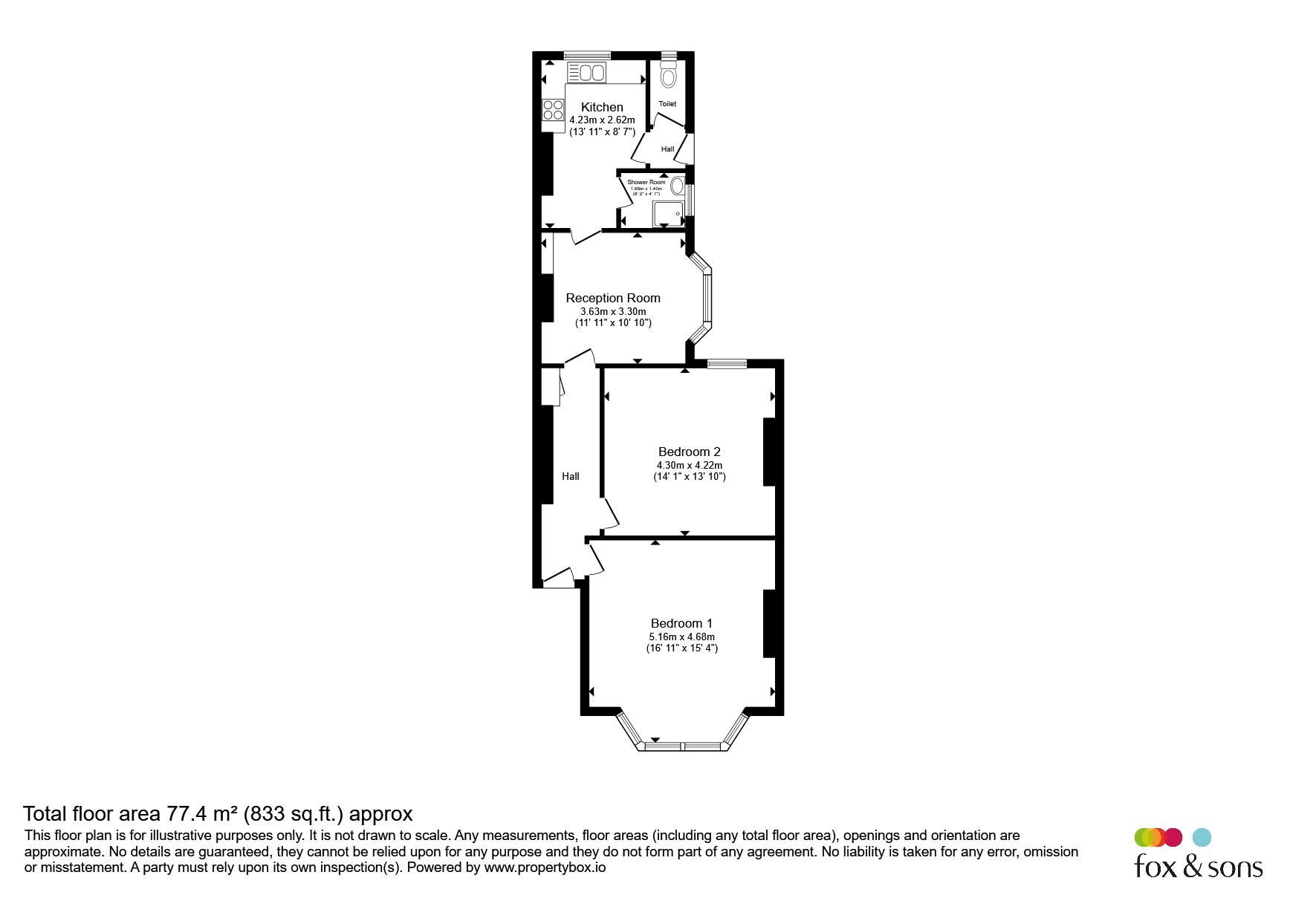 13, St. Helens Crescent, Hastings floorplan
