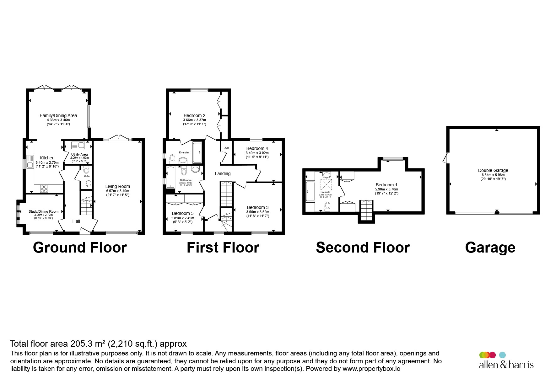 26, Russet Drive, Abingdon floorplan