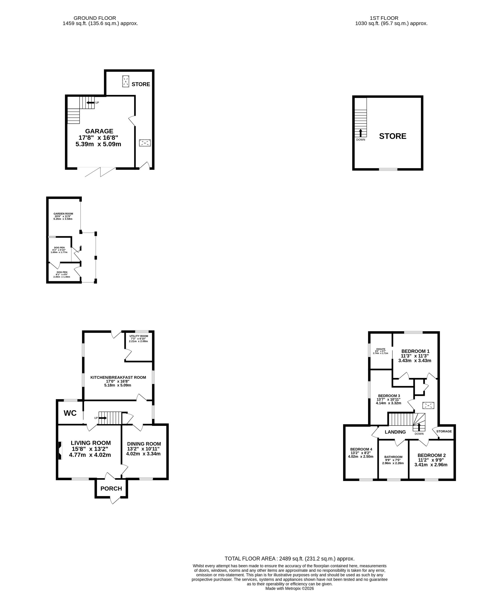 Castle View Cottage, Stafford floorplan