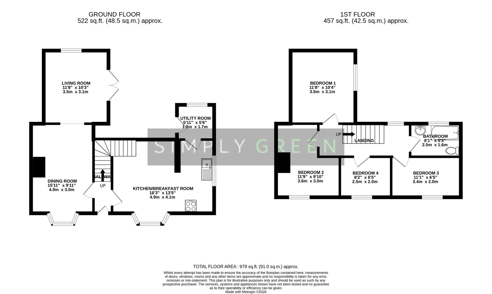 13, St. Leonards Road, Newton Abbot floorplan