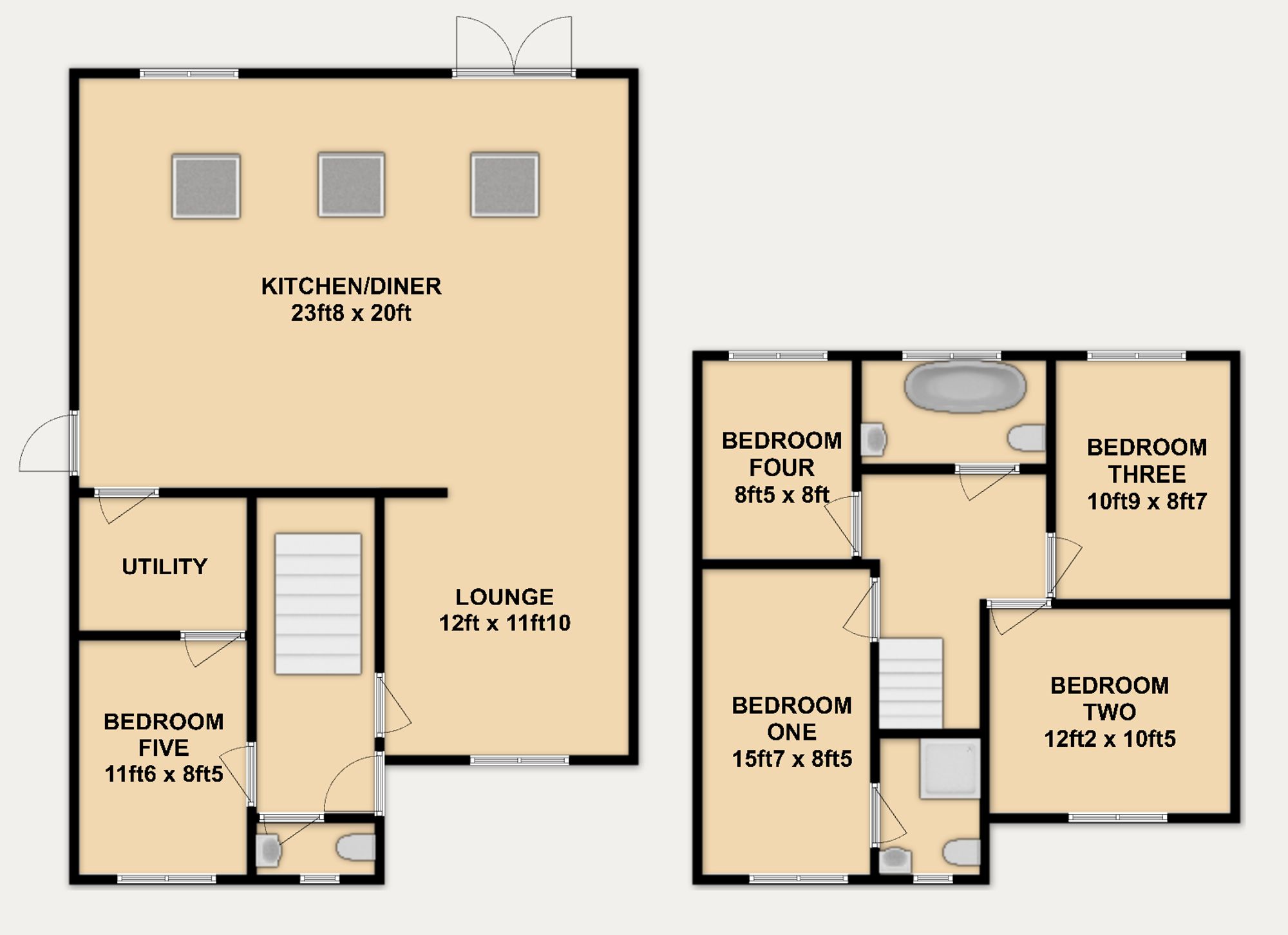 10 Bryn Hyfryd, Mold floorplan