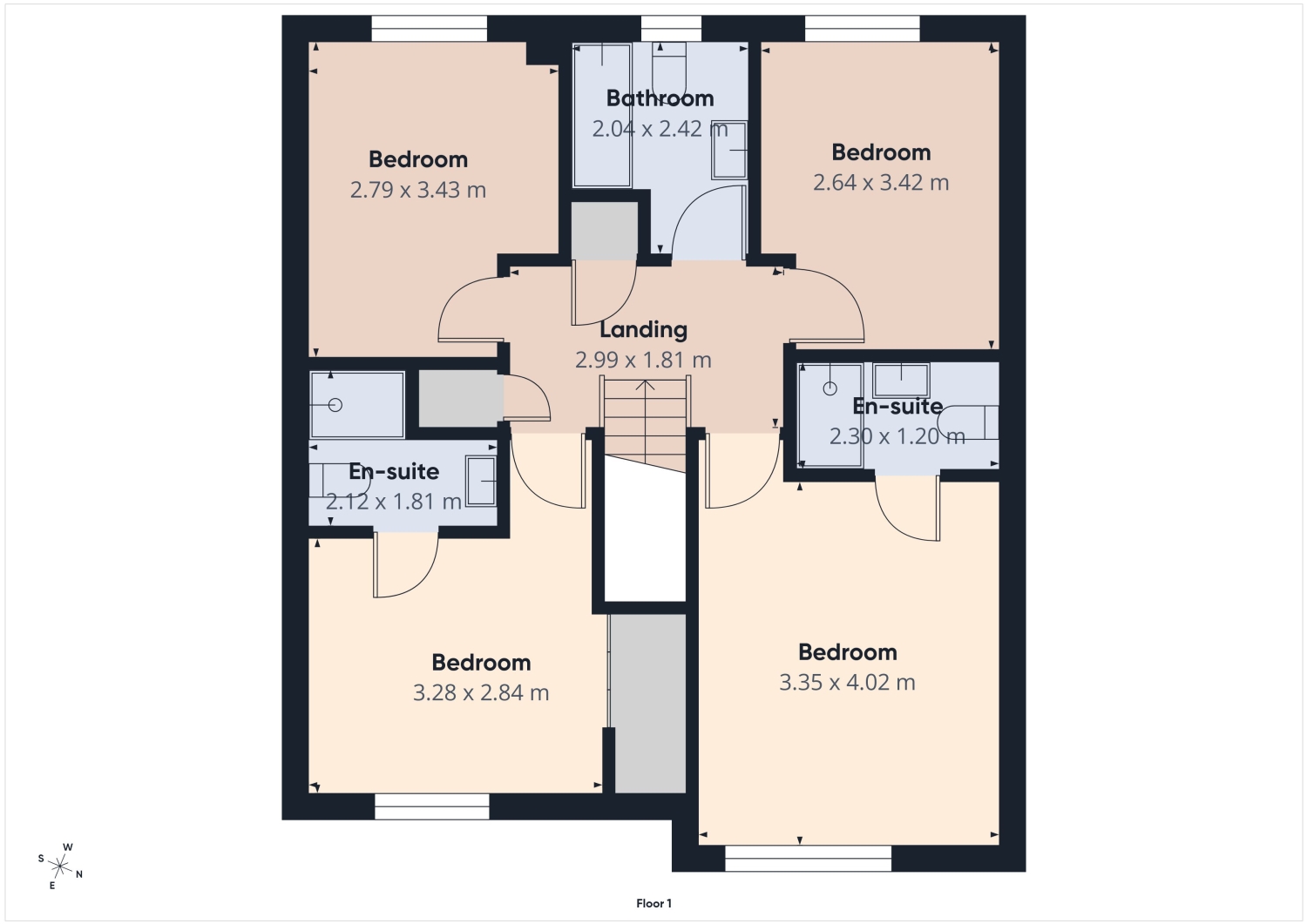 16, Moore Way, Castleford floorplan