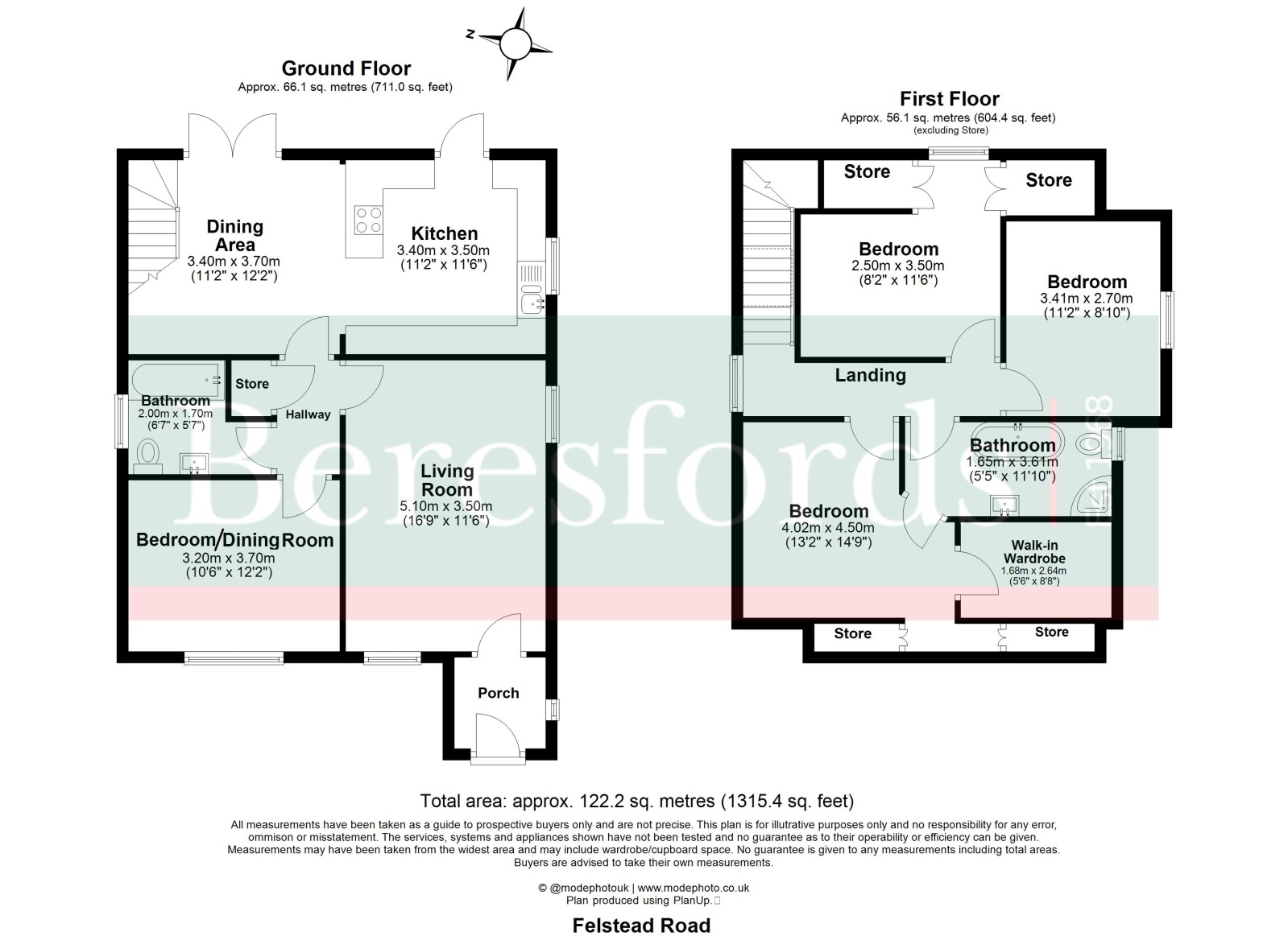 52, Felstead Road, Romford floorplan