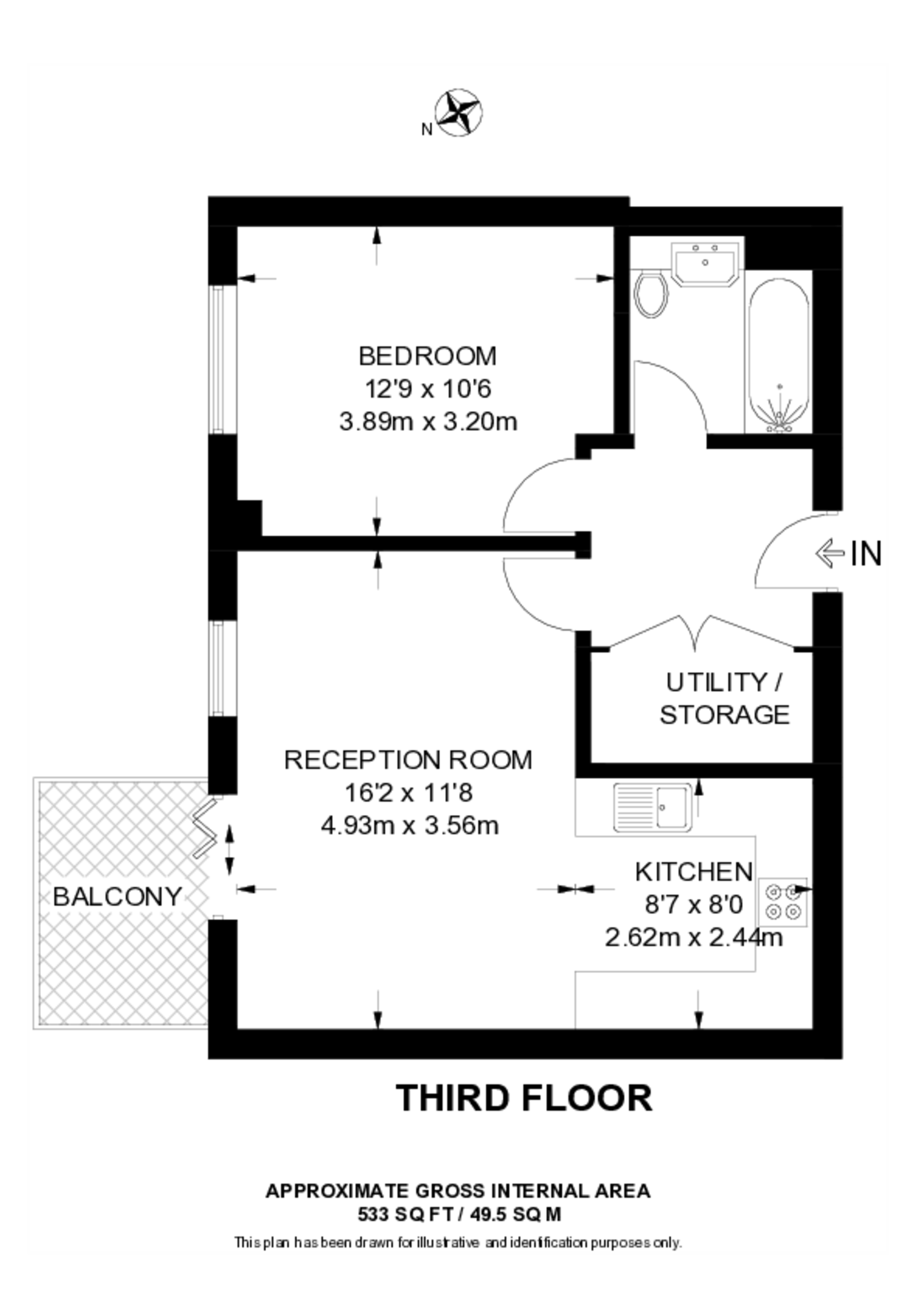 All Saints Road, Acton floorplan