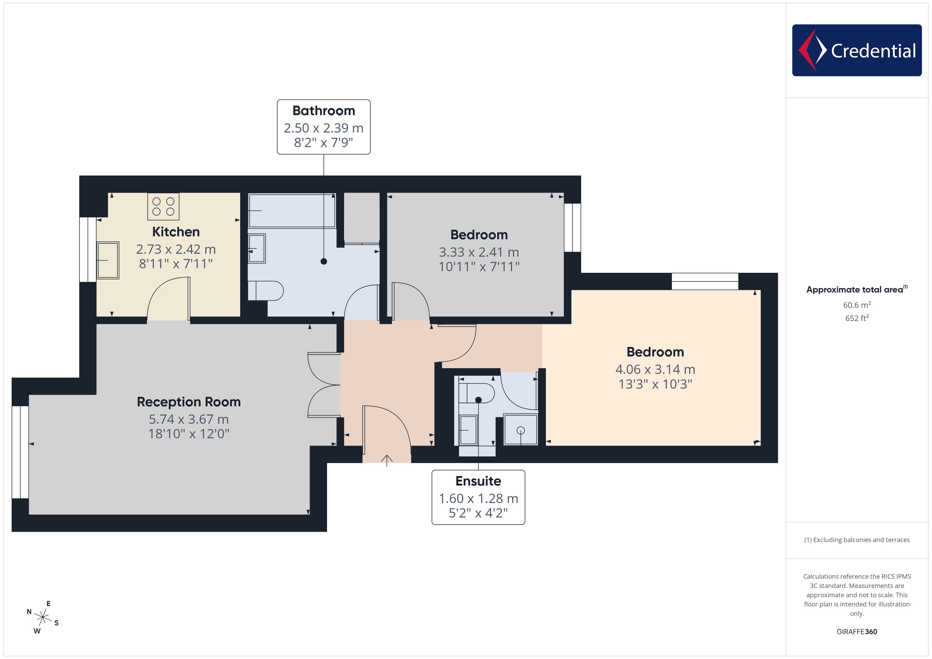 50, Massingberd Way, London floorplan