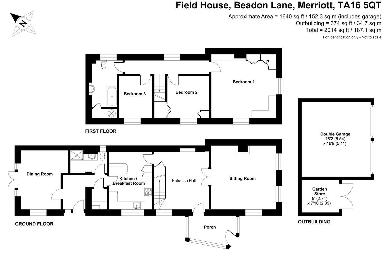 Field House, Beadon Lane, Merriott floorplan