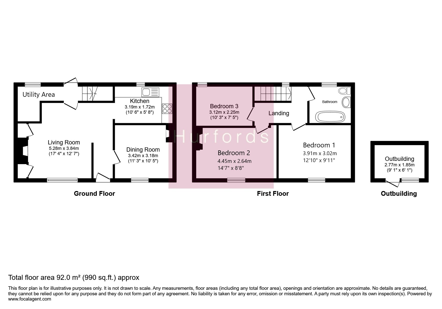 19, Main Road, Oakham floorplan