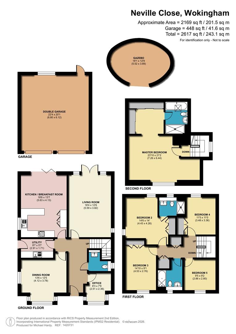 8, Neville Close, Wokingham floorplan