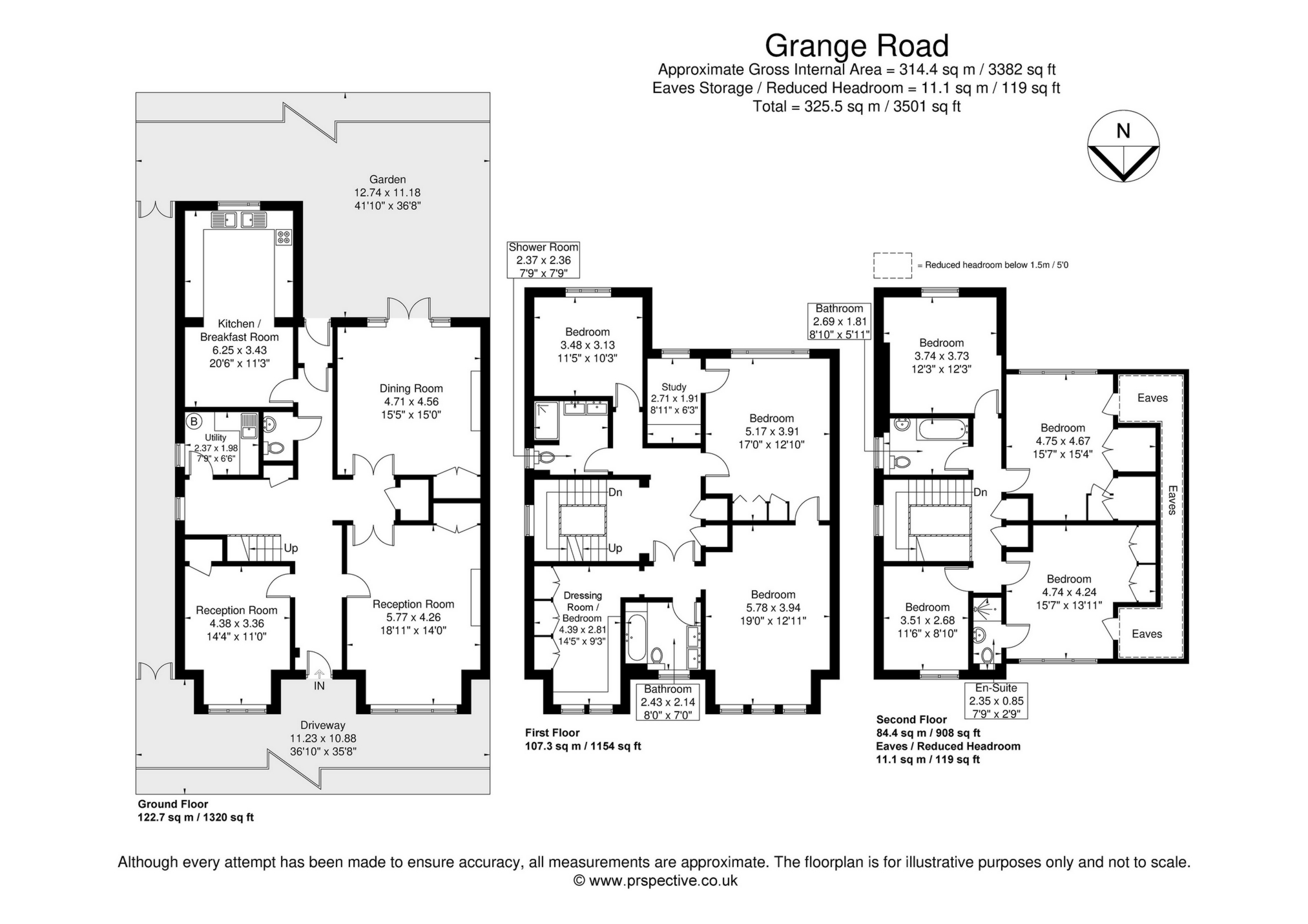 64, Grange Road, London floorplan