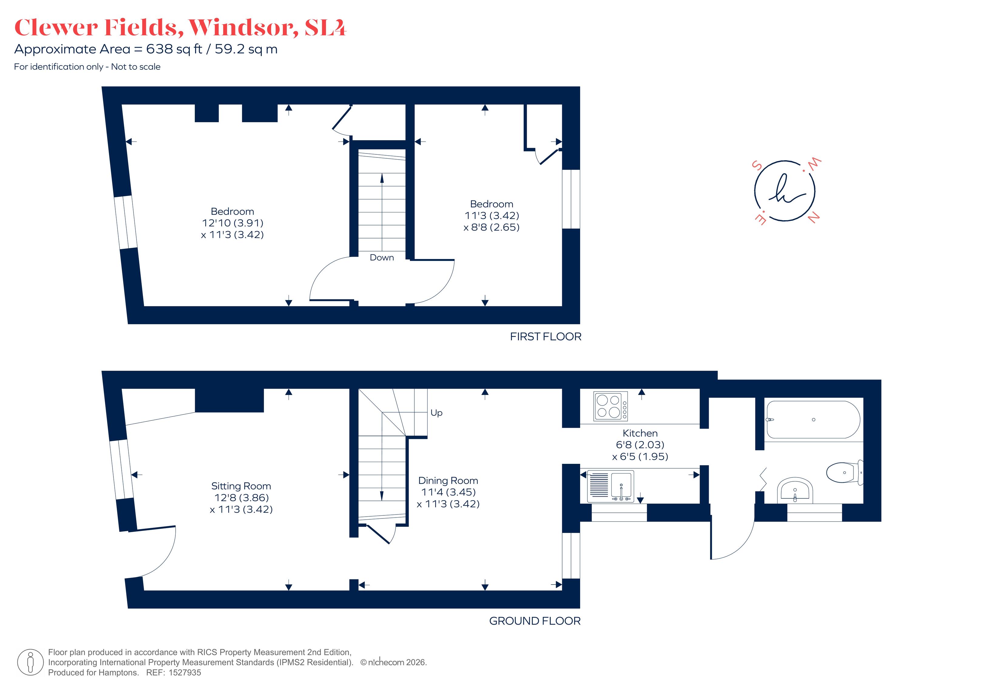 18, Clewer Fields, Windsor floorplan