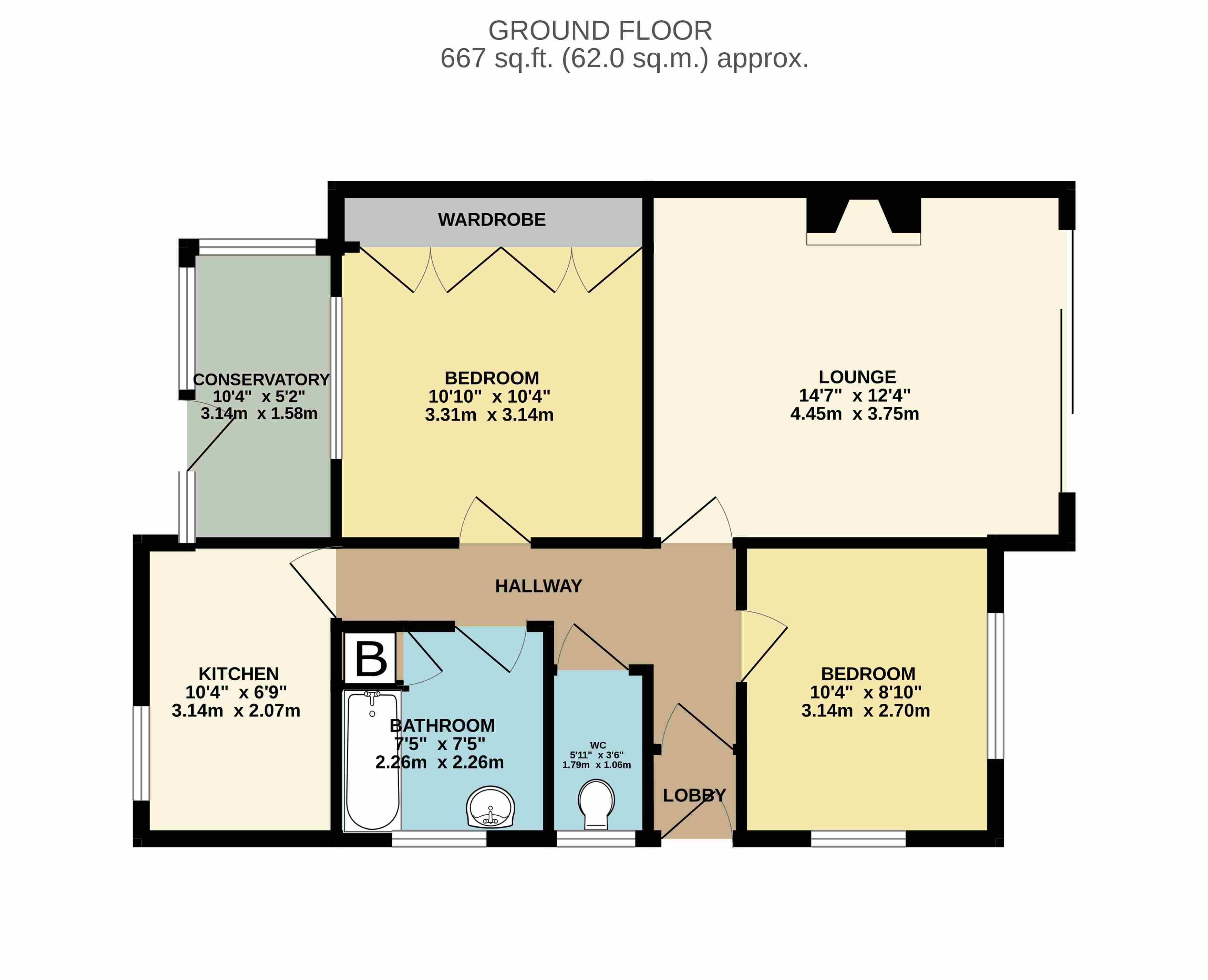 5, Osborne Drive, Lancing floorplan