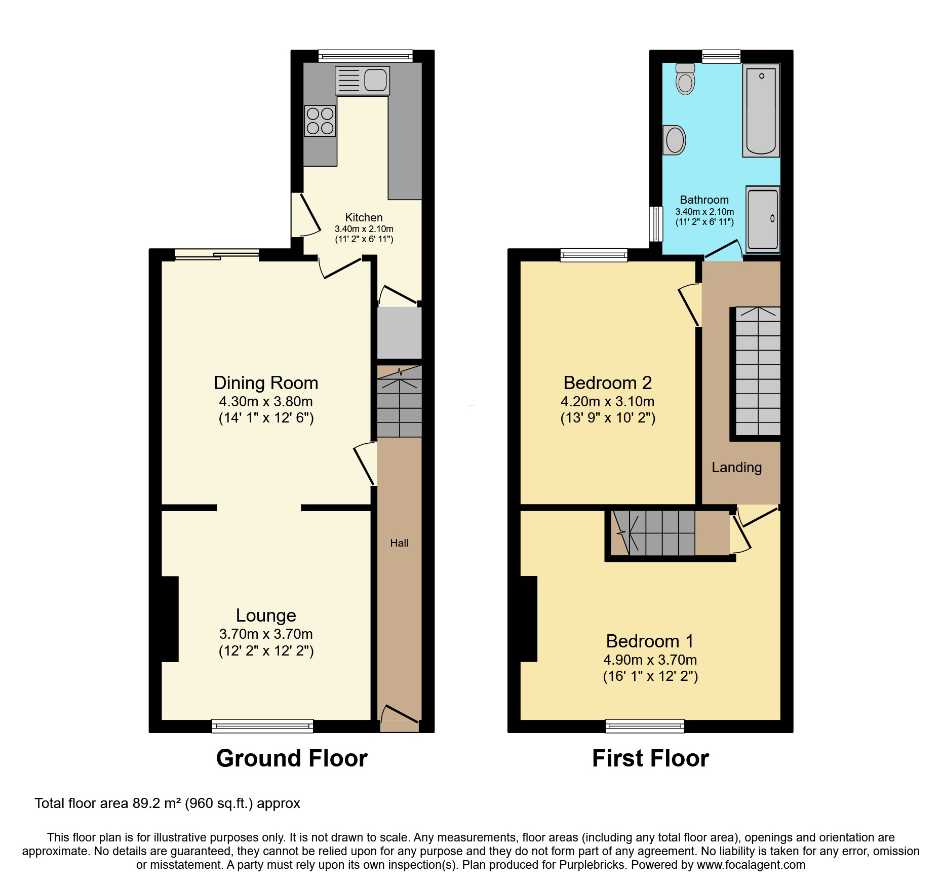 3, Gaunless Terrace, Bishop Auckland floorplan